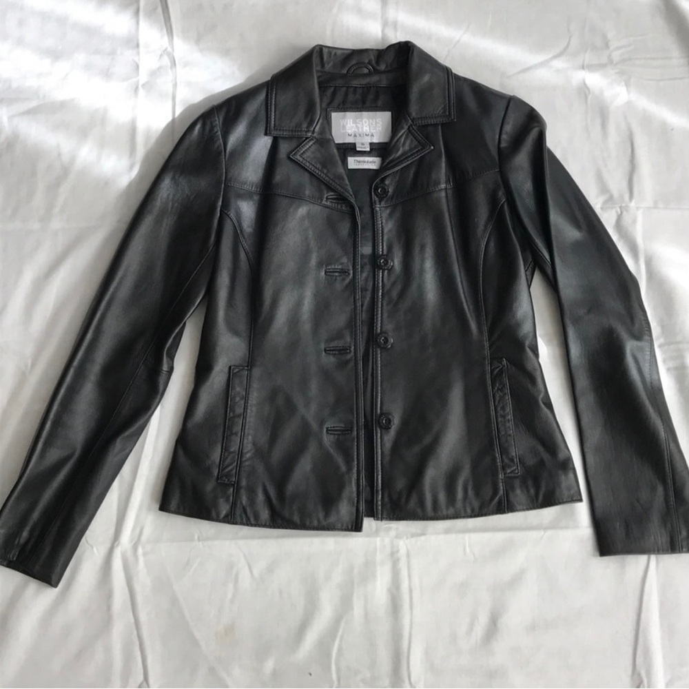 Wilsons 90’s Leather Maxima Thinsulate Jacket Size Small